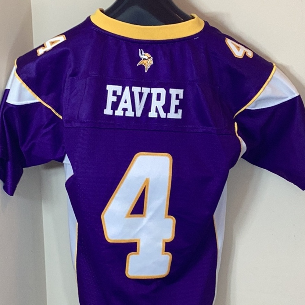 NFL Minnesota Vikings #4 Brett Favre Unisex Football Jersey - Picture 7 of 9
